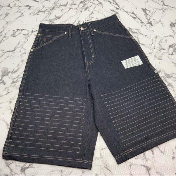 Men's Vokal by Nelly Dk Blue Khaki Denim Shorts